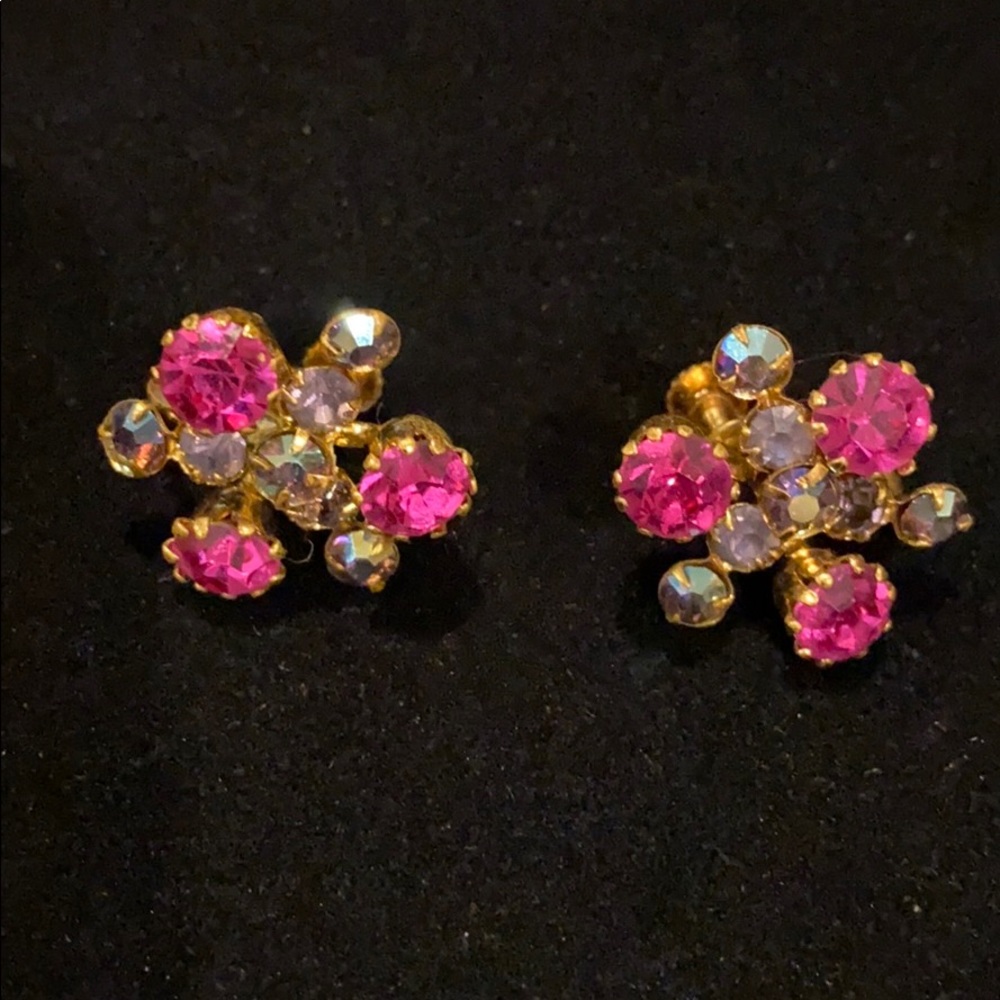 Vintage Austria screw back earrings
